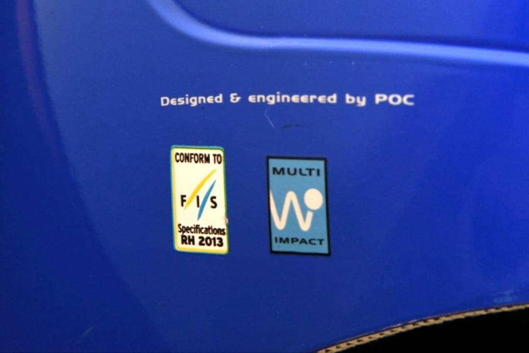 POC スキー用ヘルメット 青（FIS）