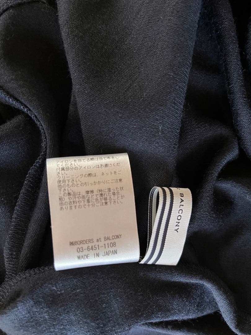 【新品未使用】borders at balcony ワンピース 36 ネイビー