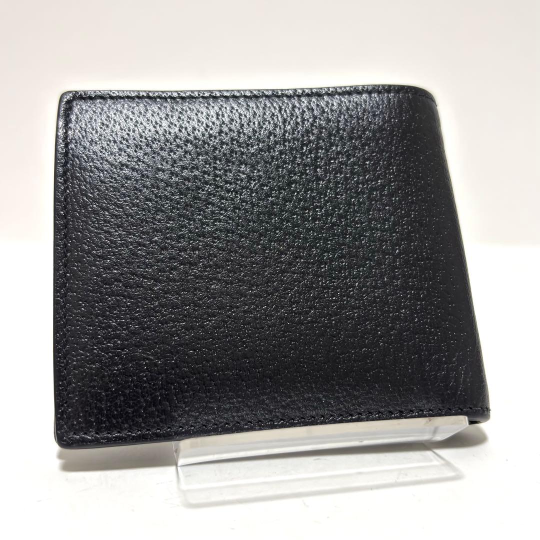 470箱付✨極美品✨GUCCI グッチ 二つ折り財布 GGマーモント レザー 黒