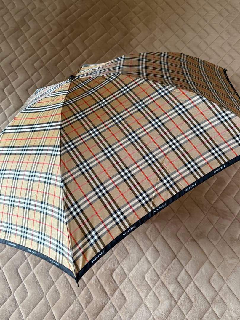 BURBERRY 折りたたみ傘 チェック柄