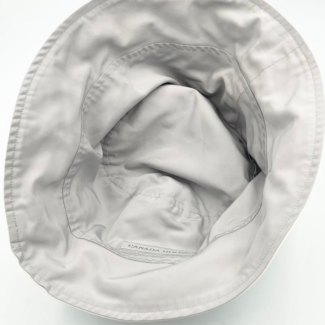 【極美品/現行】カナダグース　バケットハット　リバーシブル　グレー×ホワイト