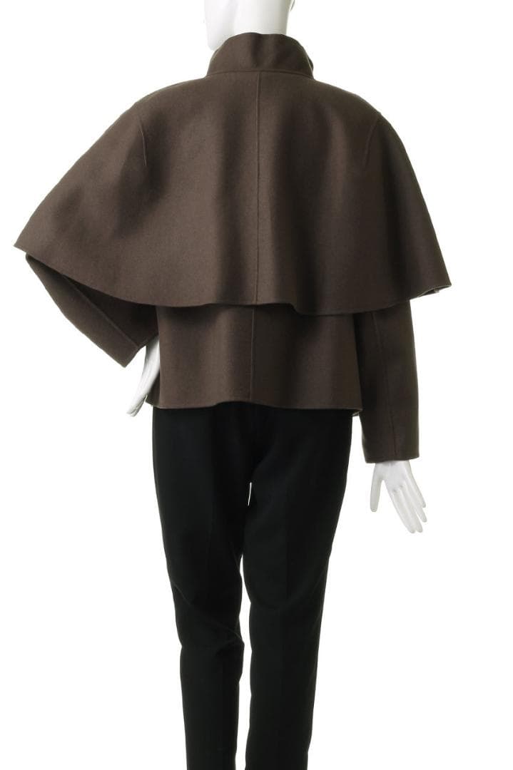 【今季・新品】☆ADORE☆アドーア☆ライトリバー☆ケープ付き☆ジャケット☆茶☆