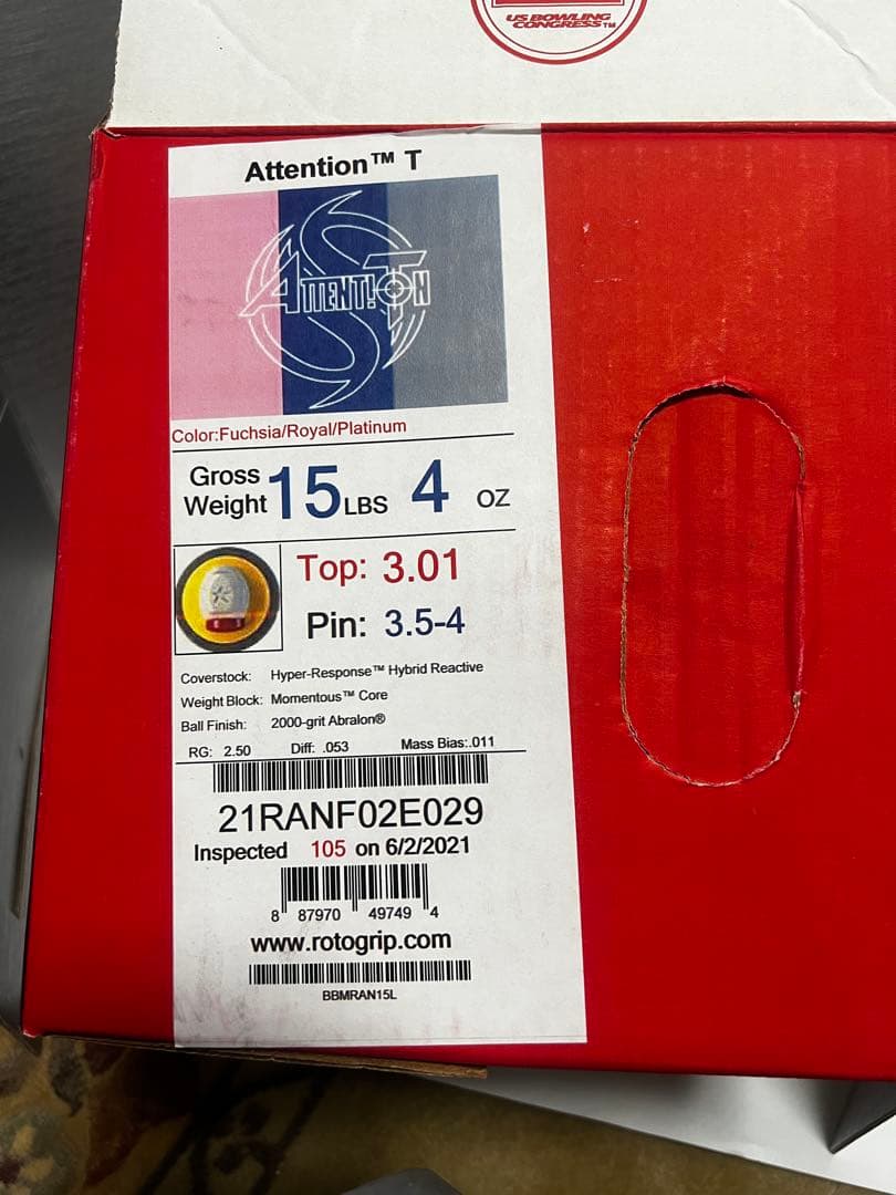 Roto Grip AttentionT ボウリングボール