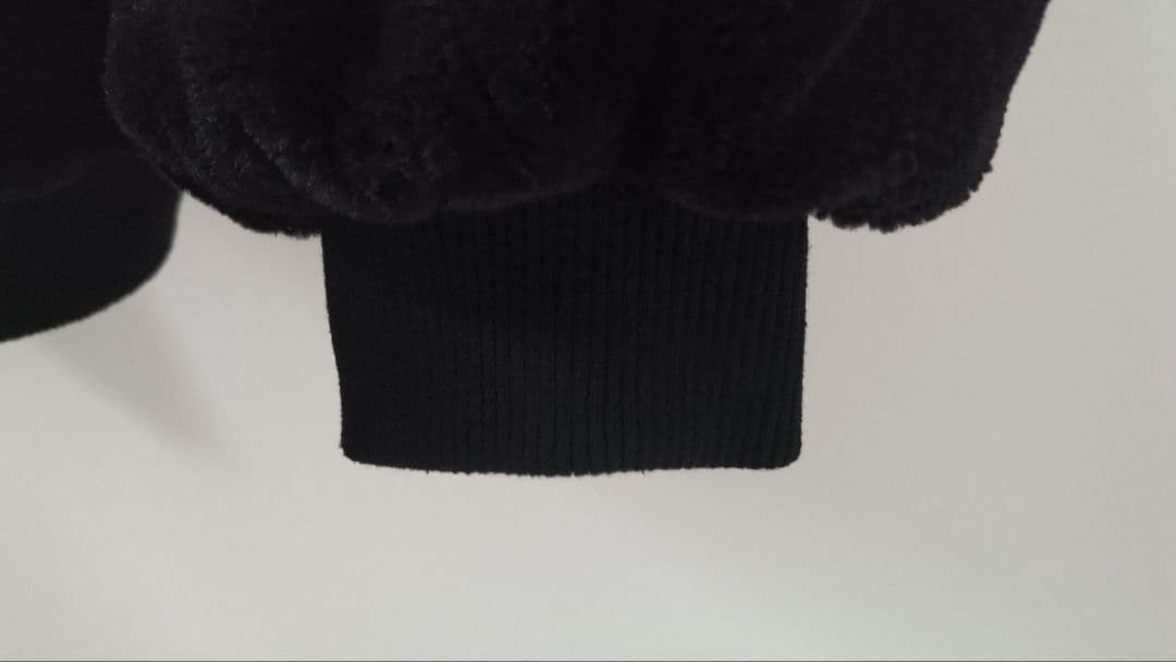 【とりっぴ】LIZ LISA うさみみフードファーブルゾン ブラック