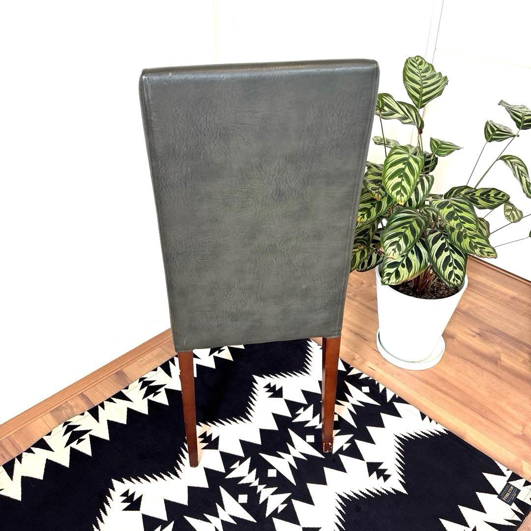 ROCKSTONE 高級ダイニングチェア　PM144 アンティークグリーン②