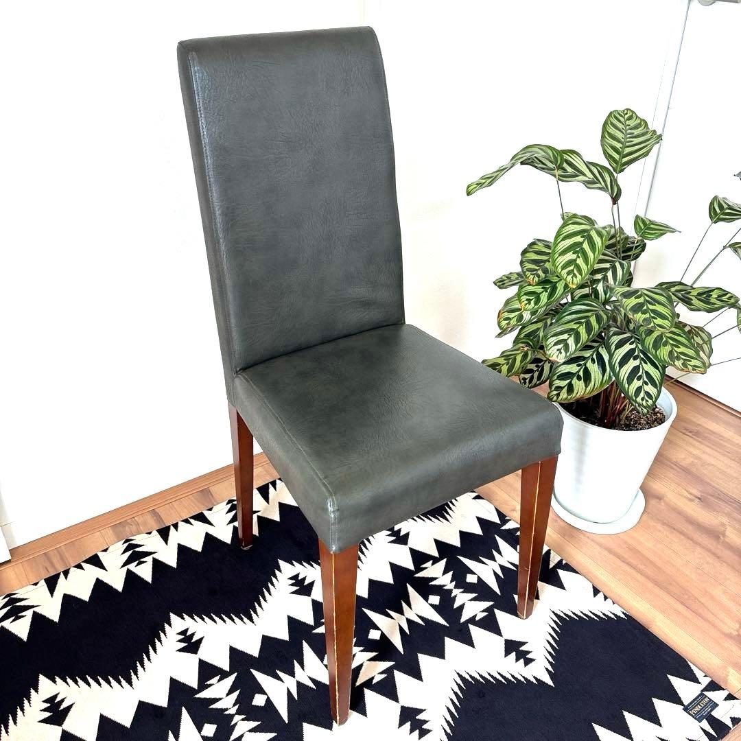 ROCKSTONE 高級ダイニングチェア　PM144 アンティークグリーン②