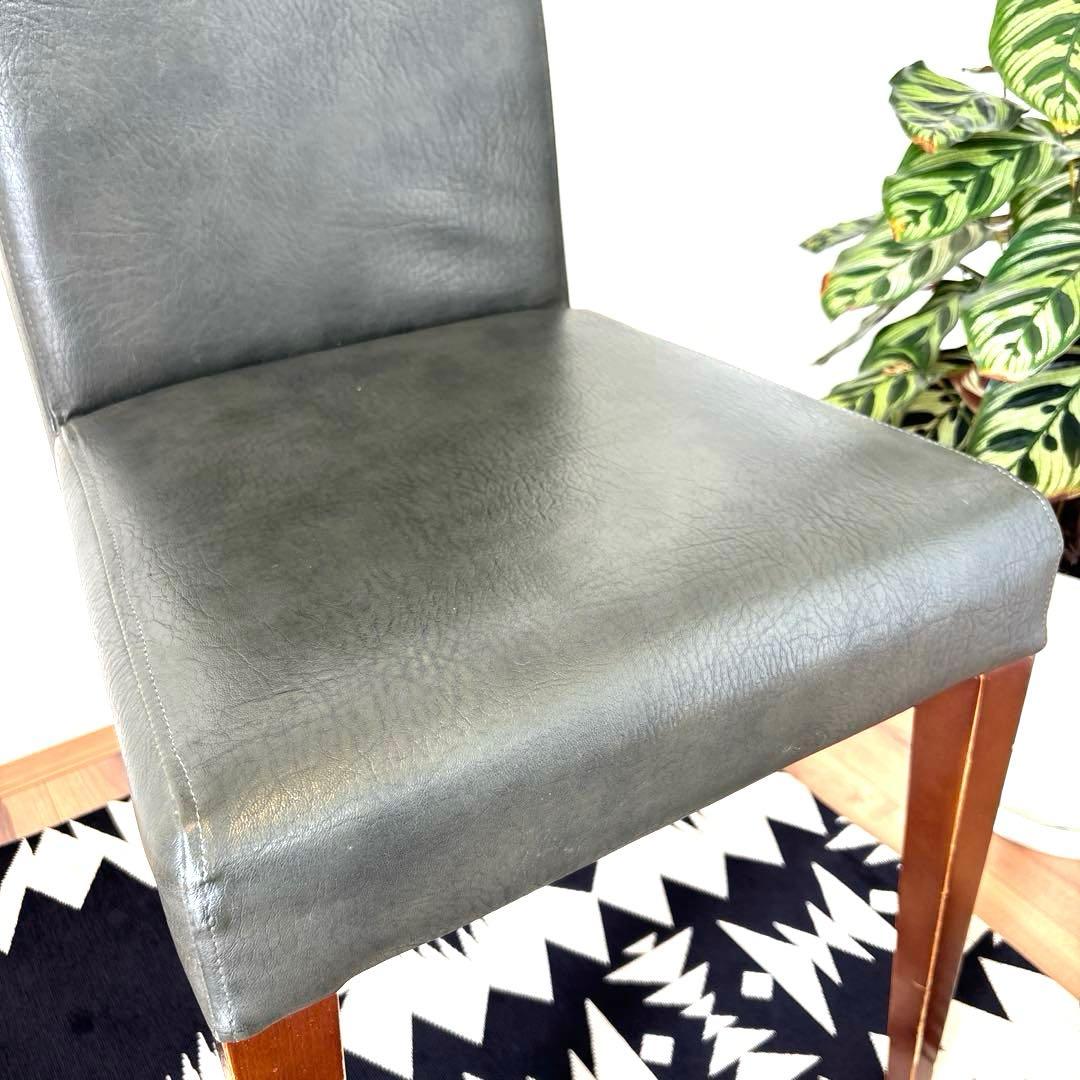 ROCKSTONE 高級ダイニングチェア　PM144 アンティークグリーン②