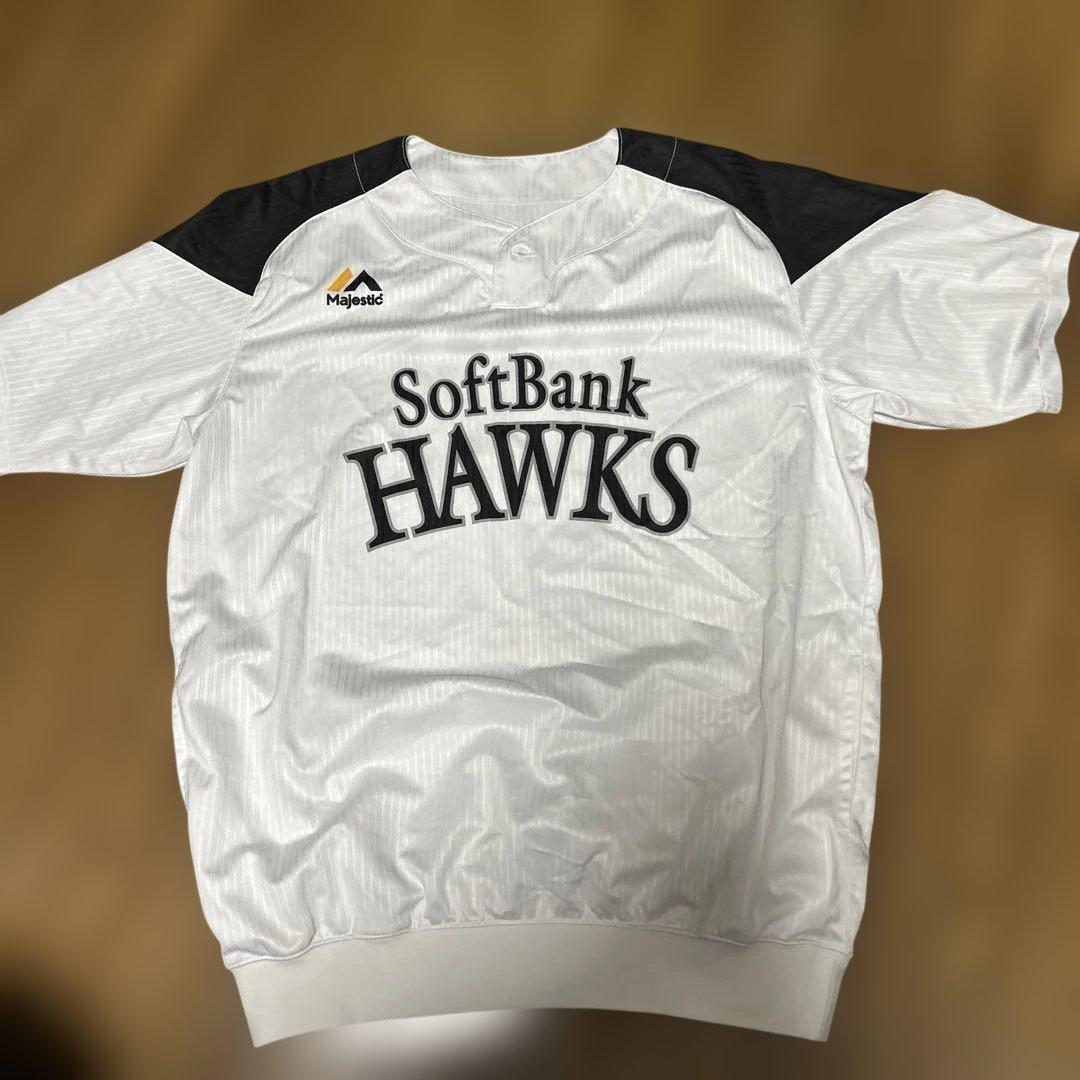 福岡SoftBank Hawks 実使用半袖ユニフォーム Lサイズ