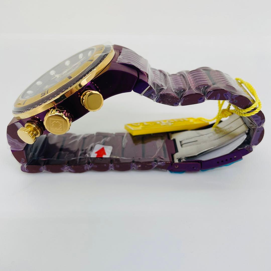 【新品未使用】INVICTA　インビクタ　腕時計　紫　パープル　箱付き