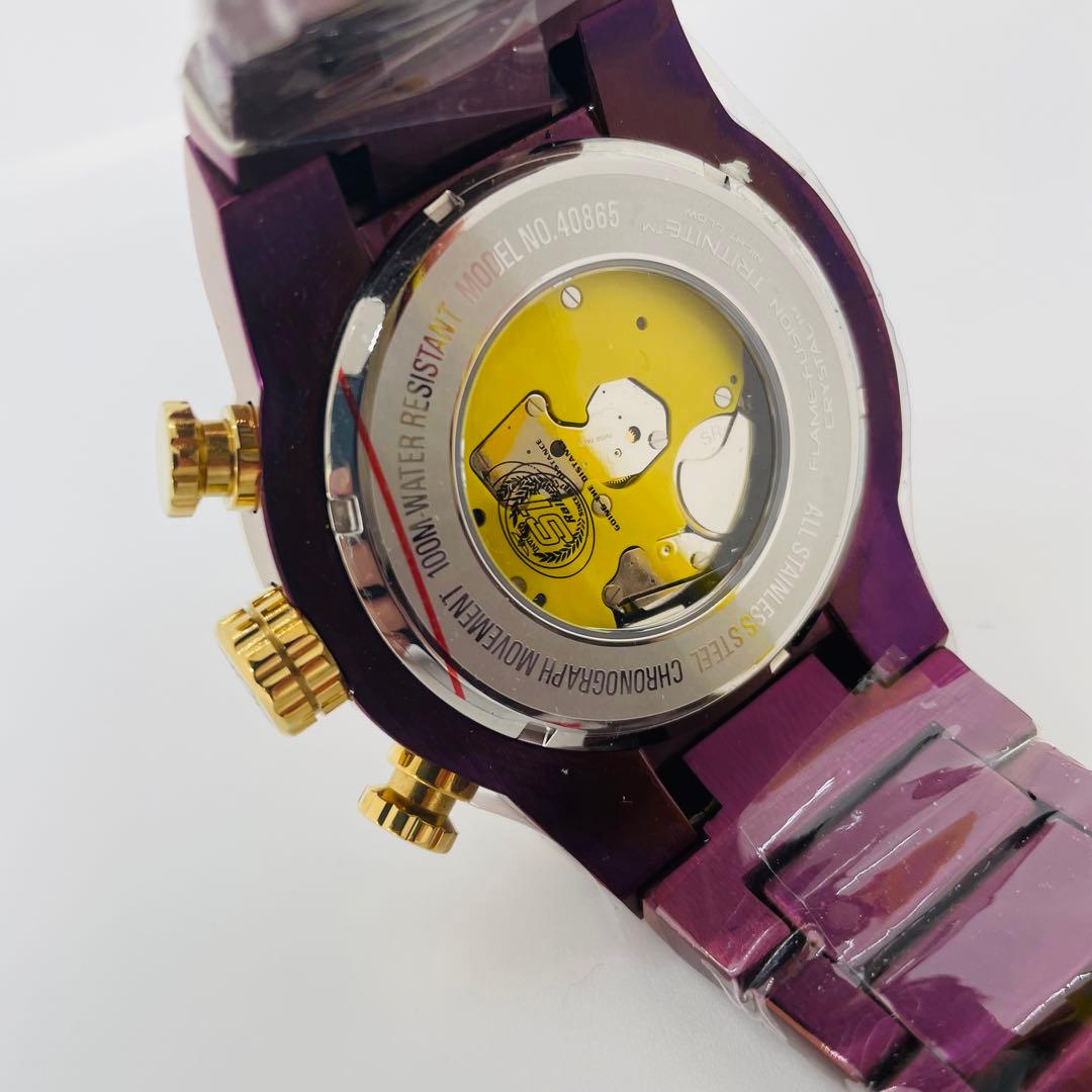 【新品未使用】INVICTA　インビクタ　腕時計　紫　パープル　箱付き