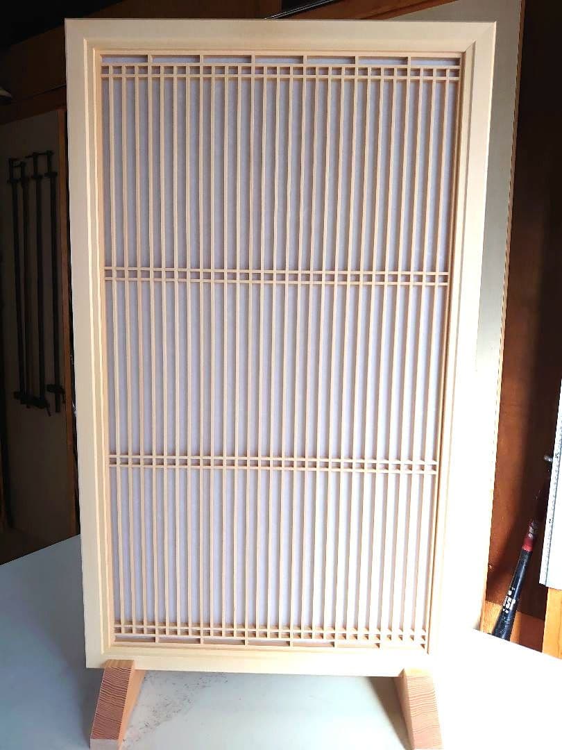 組子細工　両面組子　衝立　建具　障子　インテリア　壁掛け