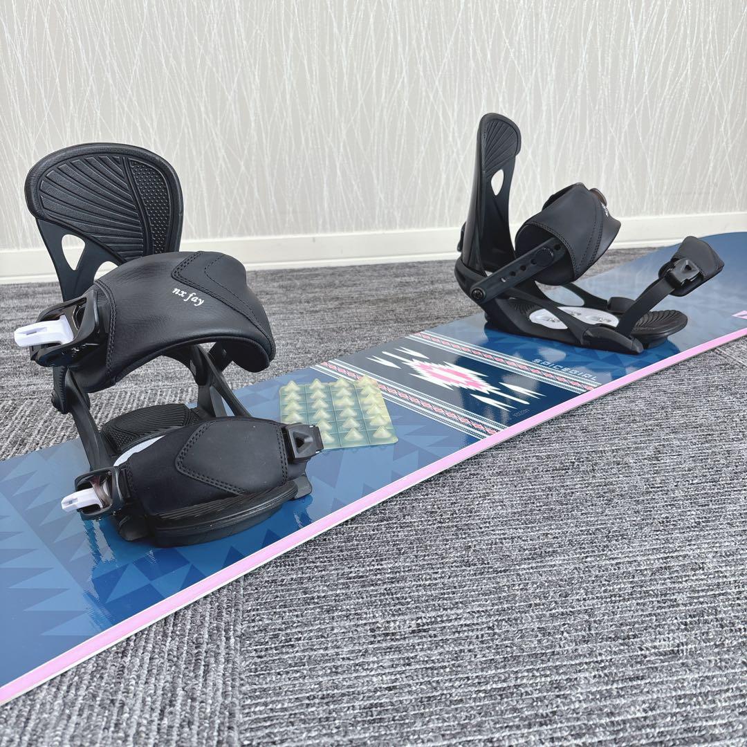 69美品❗️超豪華❗️HEAD 初心者用 スノーボードセット★146cm+ビン付