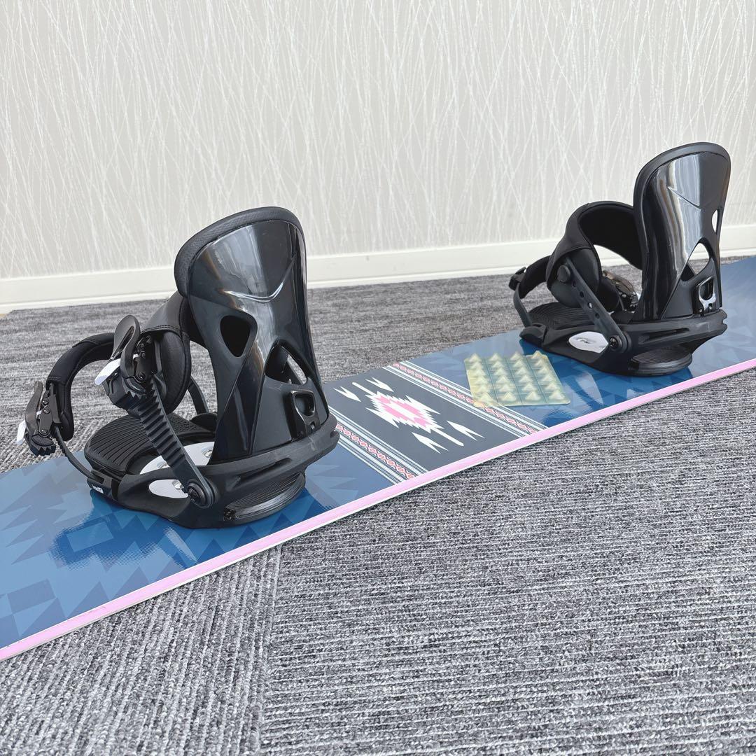 69美品❗️超豪華❗️HEAD 初心者用 スノーボードセット★146cm+ビン付