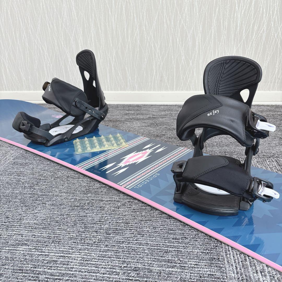 69美品❗️超豪華❗️HEAD 初心者用 スノーボードセット★146cm+ビン付