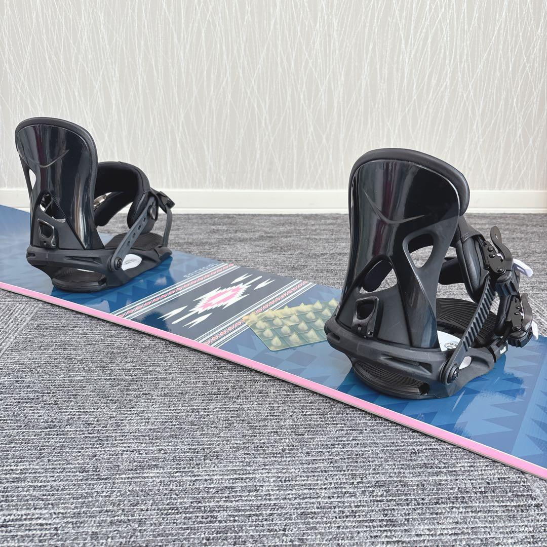 69美品❗️超豪華❗️HEAD 初心者用 スノーボードセット★146cm+ビン付