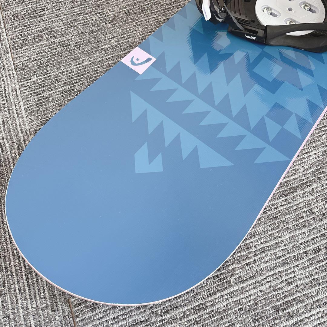 69美品❗️超豪華❗️HEAD 初心者用 スノーボードセット★146cm+ビン付