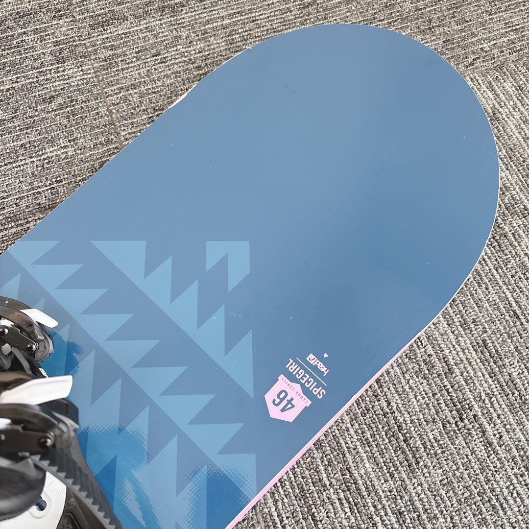 69美品❗️超豪華❗️HEAD 初心者用 スノーボードセット★146cm+ビン付