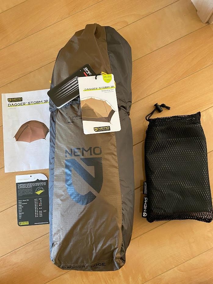 【希少】ニーモ　NEMO ダガーストーム3人用　登山最適　キャンプ　軽量