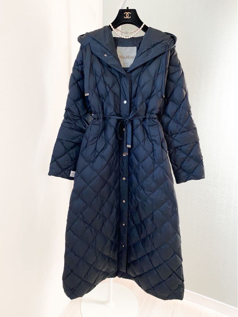 ★美品★マックスマーラ The Cube フーデッドダウンコート★
