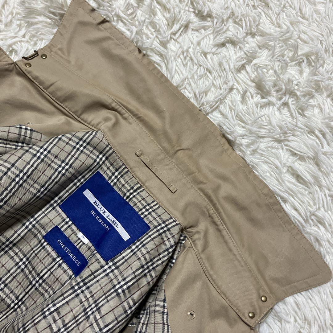 【BURBERRY】バーバリーブルーレーベル　トレンチコート　ベルト　36