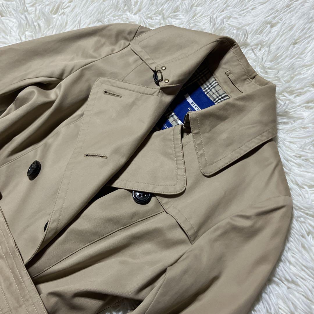【BURBERRY】バーバリーブルーレーベル　トレンチコート　ベルト　36