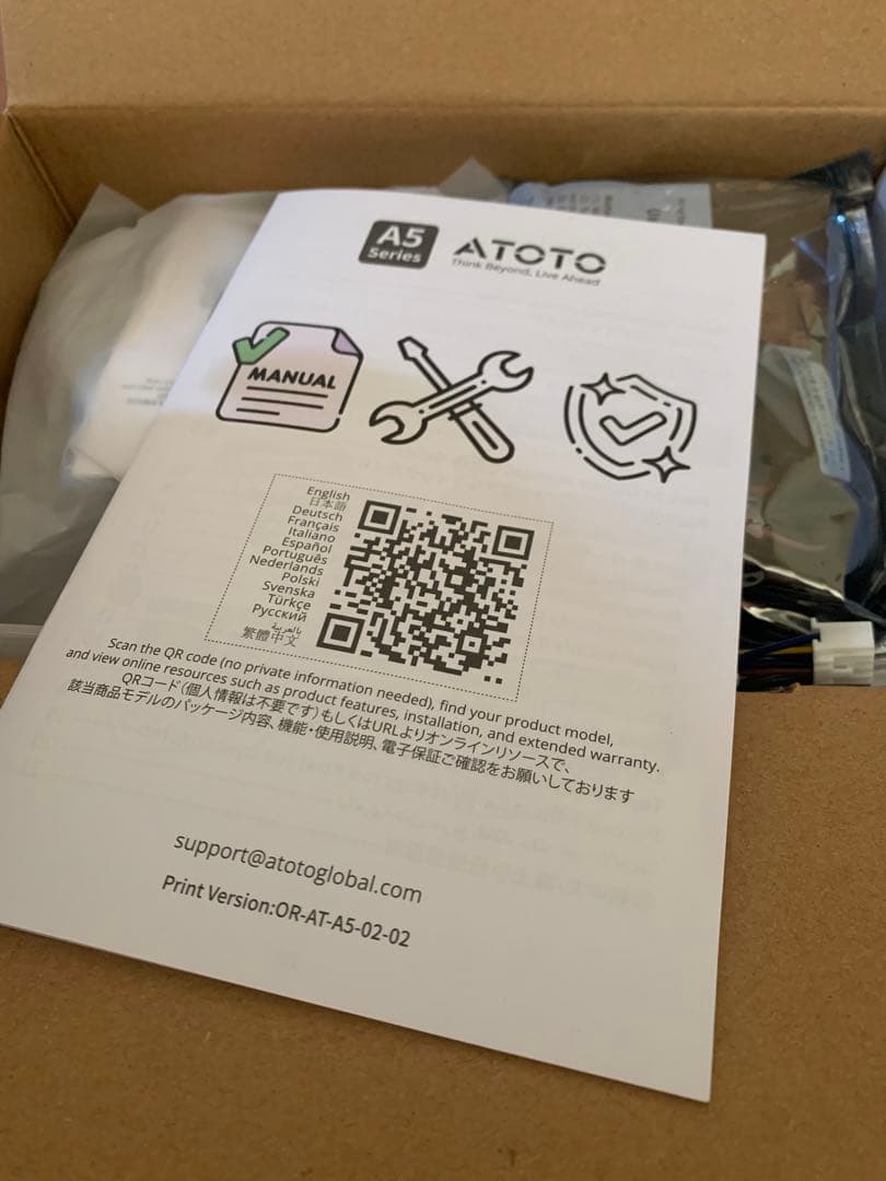 新品　ATOTO　a5lg2a7　7インチ 2DIN Android ワイヤレス