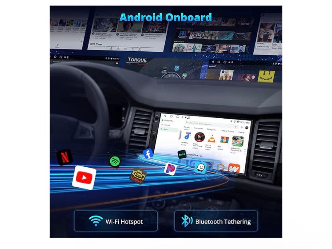 新品　ATOTO　a5lg2a7　7インチ 2DIN Android ワイヤレス