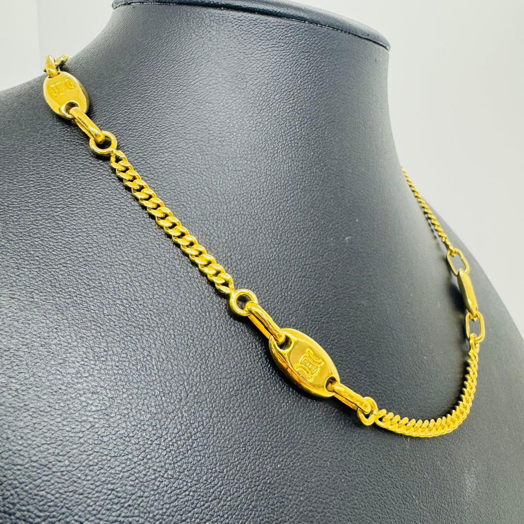 ✨CELINE✨セリーヌ✨トリオンフ✨ゴールド✨ネックレス✨