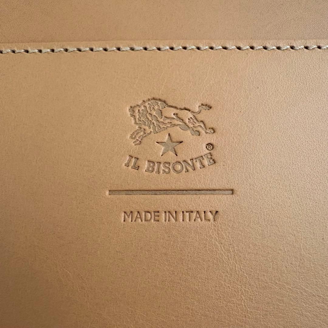 新品タグ付　イルビゾンテ　トートバッグ　ロゴ　ショルダーバッグ　レザー　保存袋