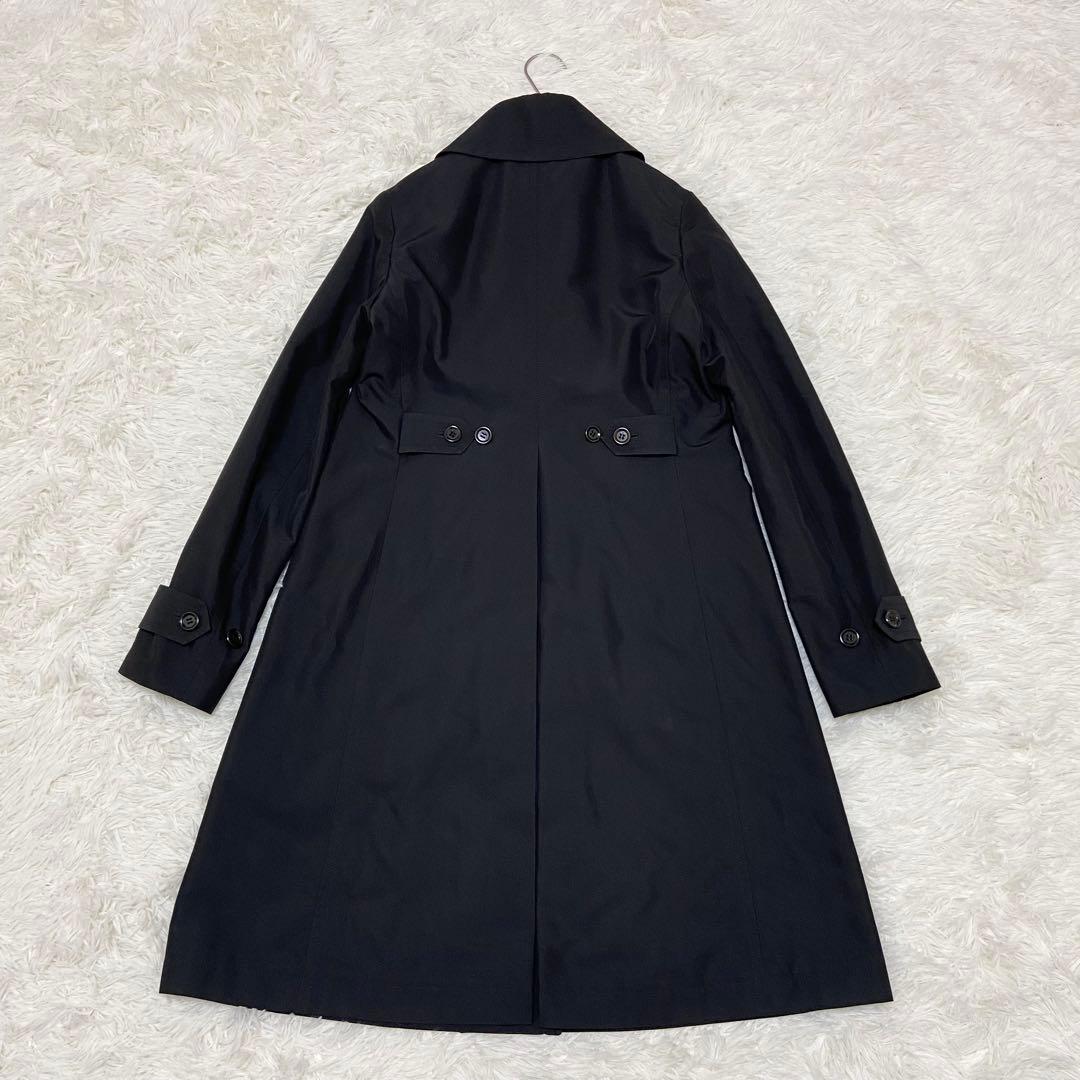 限定❇️極美品 Theory ダブル トレンチコート ブラック シワになりにくい