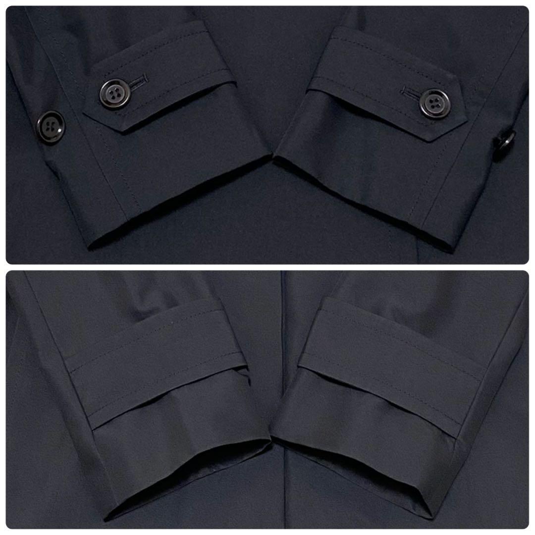 限定❇️極美品 Theory ダブル トレンチコート ブラック シワになりにくい