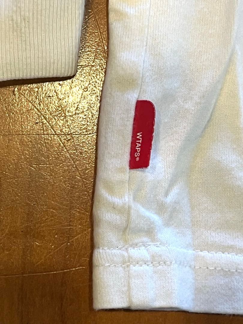 WTAPS タップス ロゴ クルーネックロンT L