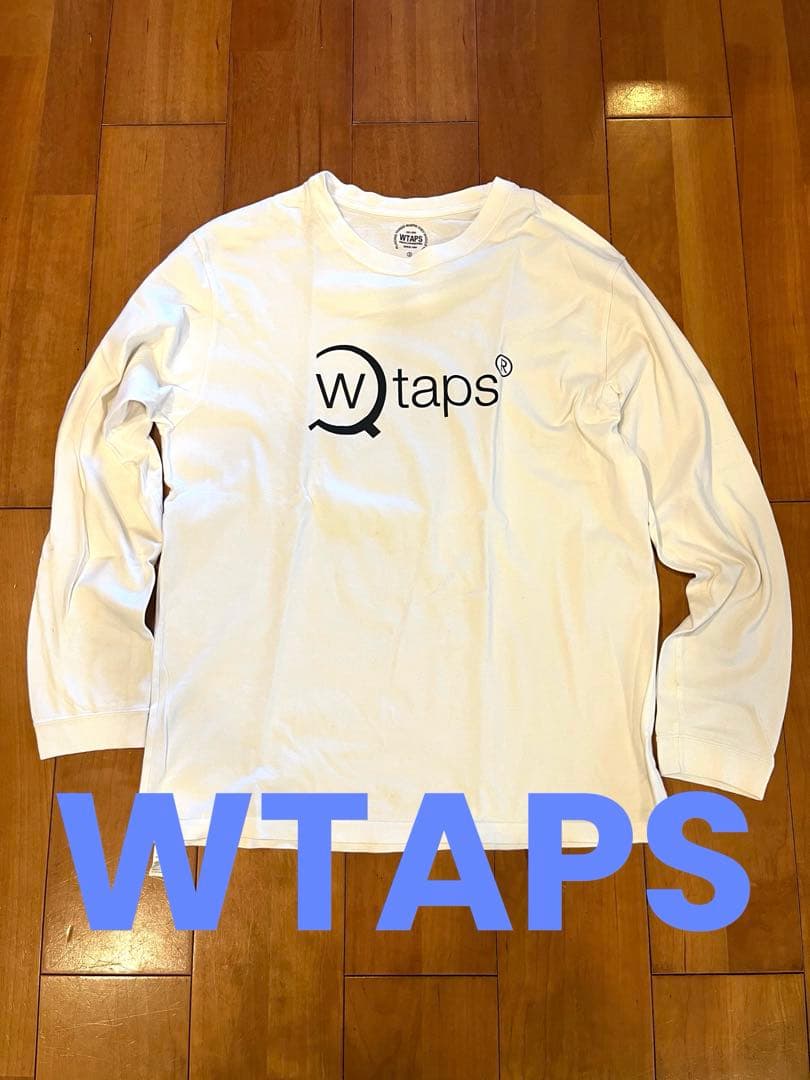 WTAPS タップス ロゴ クルーネックロンT L