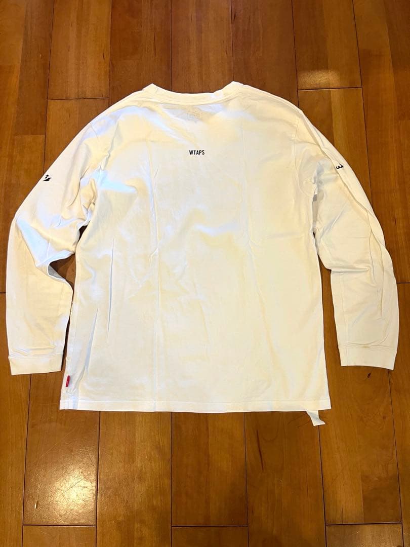 WTAPS タップス ロゴ クルーネックロンT L