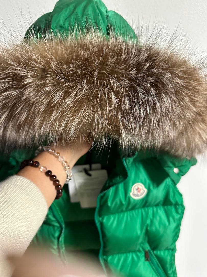 MONCLER 美品グリーンダウンファーベスト