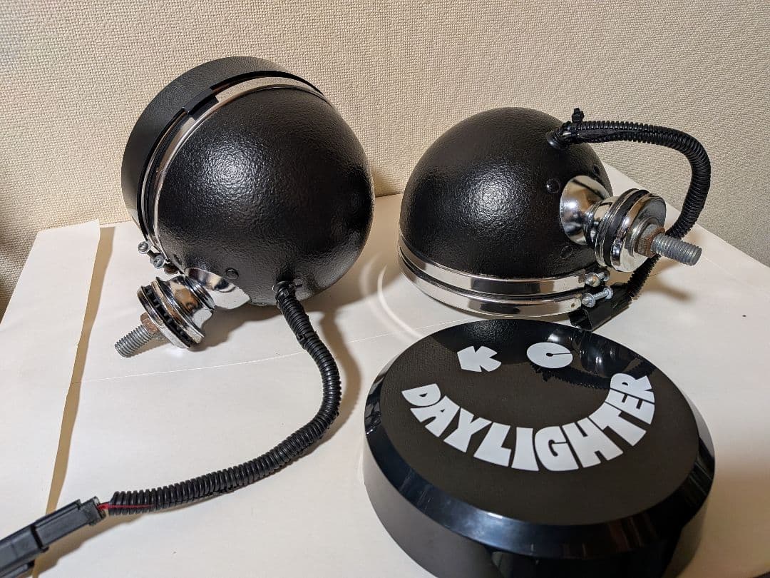 KCデイライター　ニコチャンカバー付き６インチ汎用LEDフォグランプ