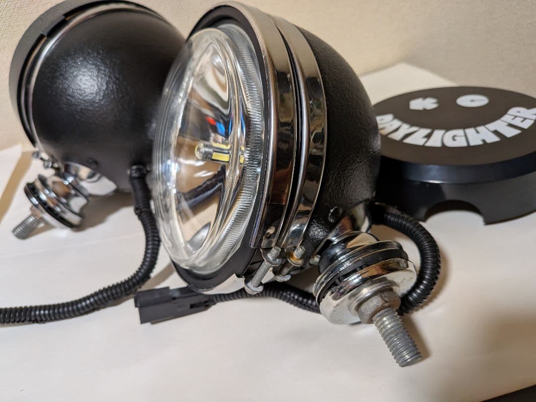 KCデイライター　ニコチャンカバー付き６インチ汎用LEDフォグランプ