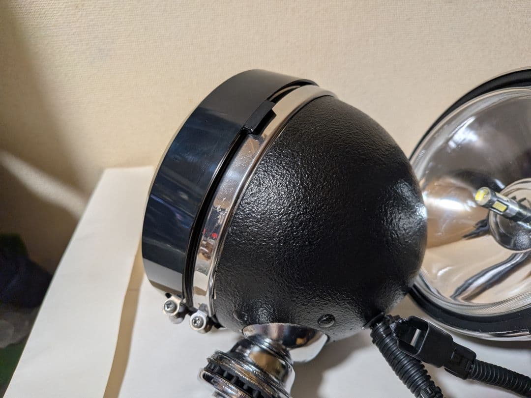 KCデイライター　ニコチャンカバー付き６インチ汎用LEDフォグランプ