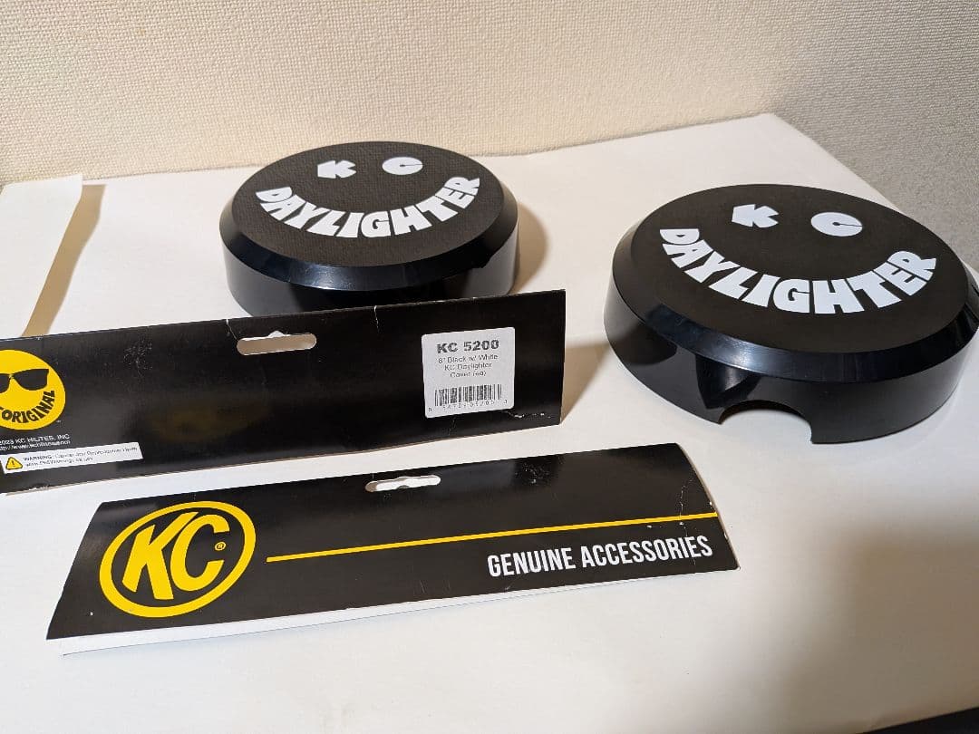 KCデイライター　ニコチャンカバー付き６インチ汎用LEDフォグランプ