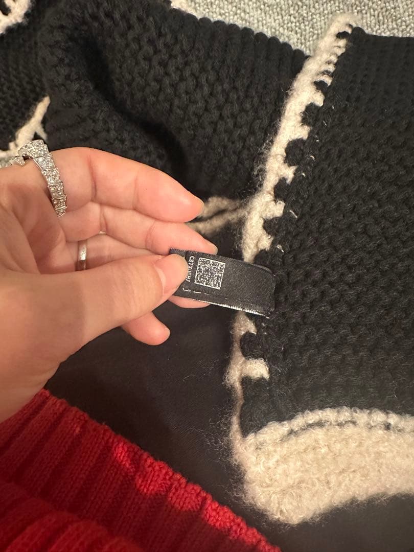 Chanel シャネル マフラー　大判　カシミア