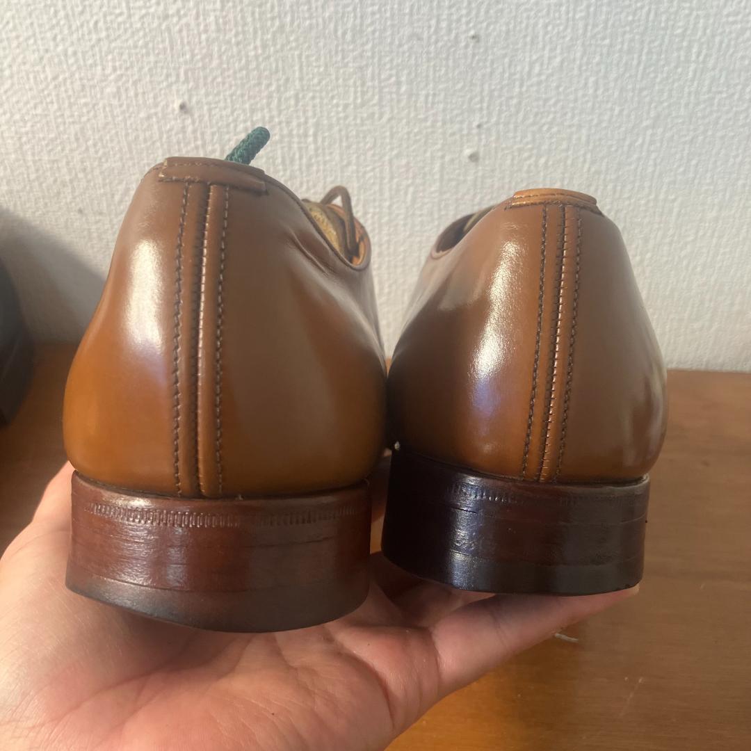 3都市　旧チャーチ　ビンテージ　84ラスト　バインダーカーフ　レザーシューズ