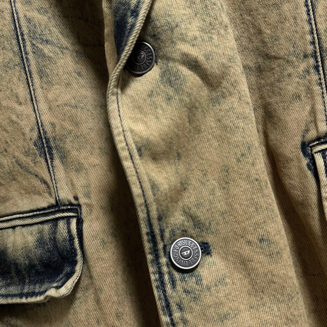 DIESEL デニム テーラード ジャケット アウター XXL 希少 ブレザー