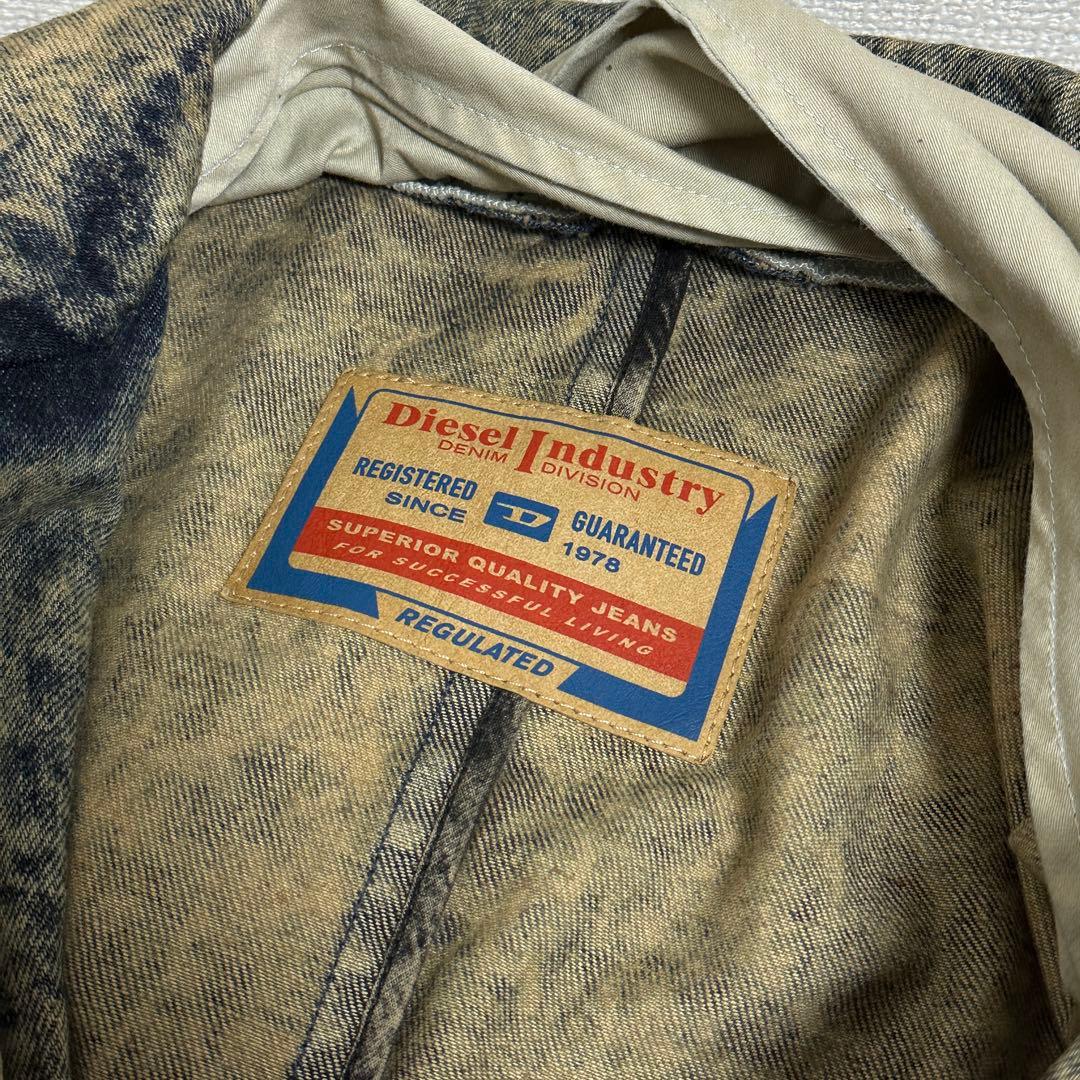 DIESEL デニム テーラード ジャケット アウター XXL 希少 ブレザー