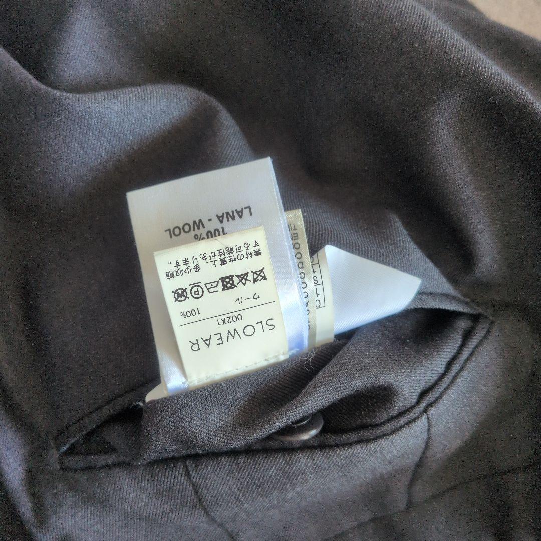 INCOTEX ダークグレー　スラックス　秋冬用