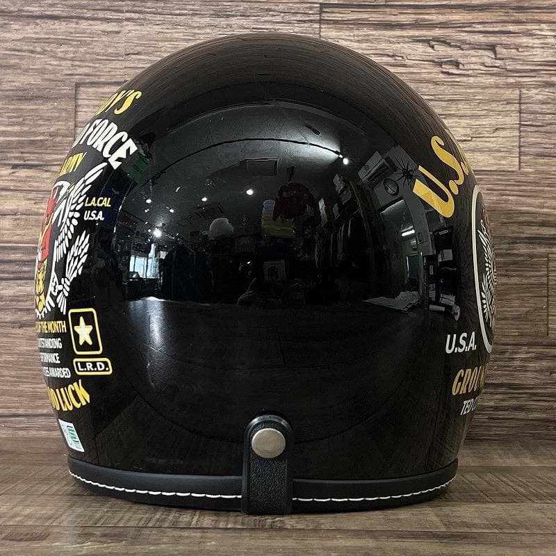 専用　テッドマン TMH07 レッドデビル バイク ジェットヘルメット M