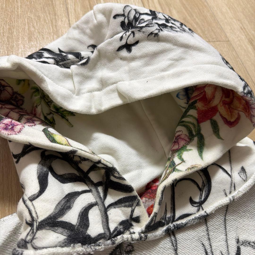 AHCAHCUM あちゃちゅむ　ボタニカルプリント　BIGパーカー　リバーシブル