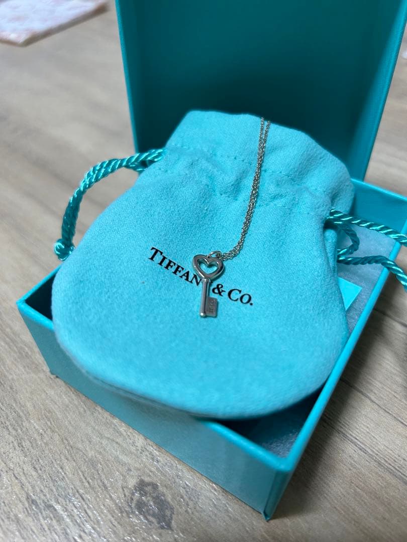 【TIFFANY&Co.】ティファニー ハート キー シルバー925 ネックレス