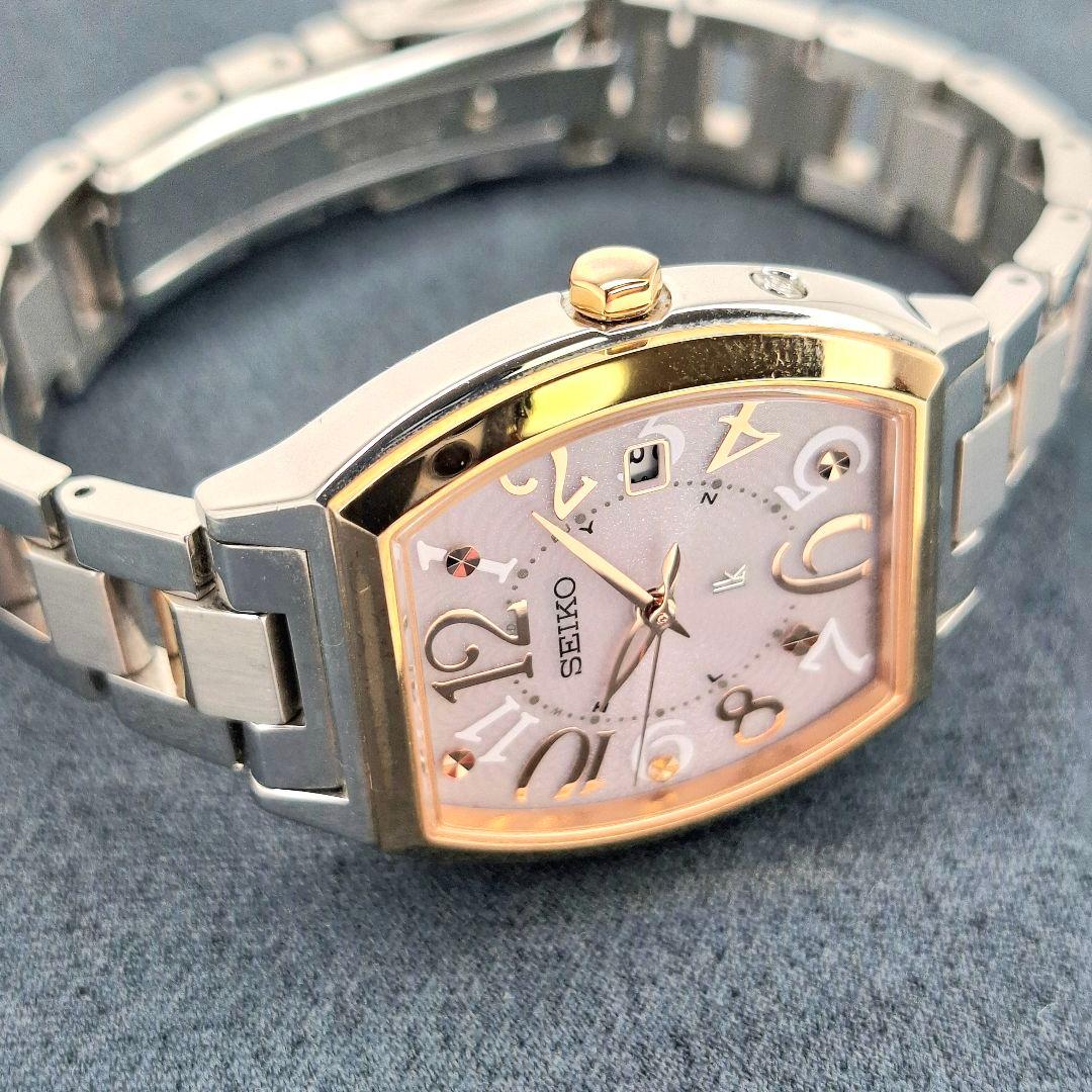 ✨人気 セイコー SEIKO ルキア lk ソーラー 電波 トノー型 オーバル