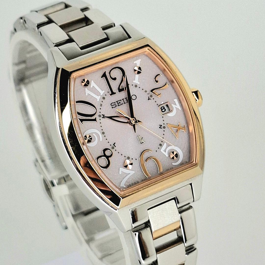 ✨人気 セイコー SEIKO ルキア lk ソーラー 電波 トノー型 オーバル