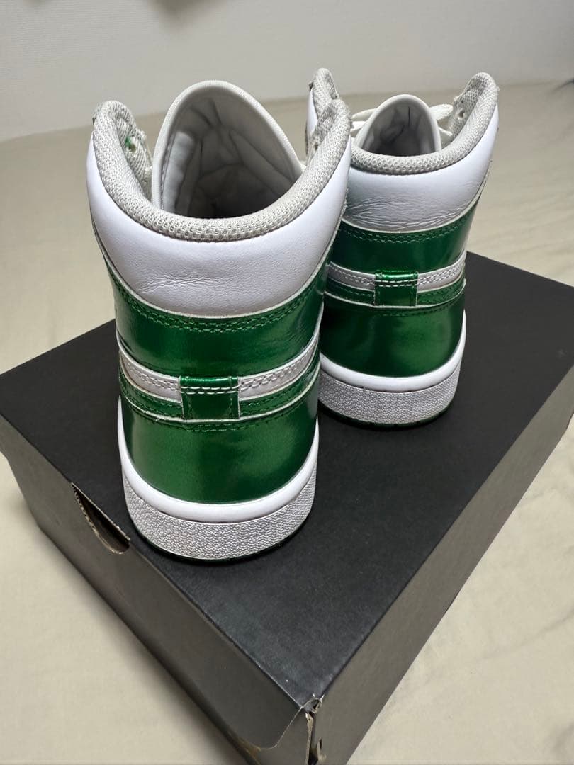 【美品】NIKE ジョーダン　ゴルフシューズ　26cm メタリックグリーン